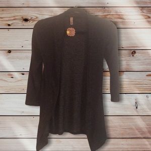 Pomelo  long sleeve, dark gray cardigan, XS.